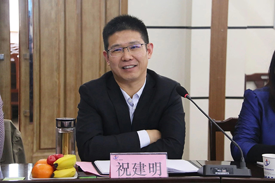 乐竞(中国)总经理祝建明发表讲话