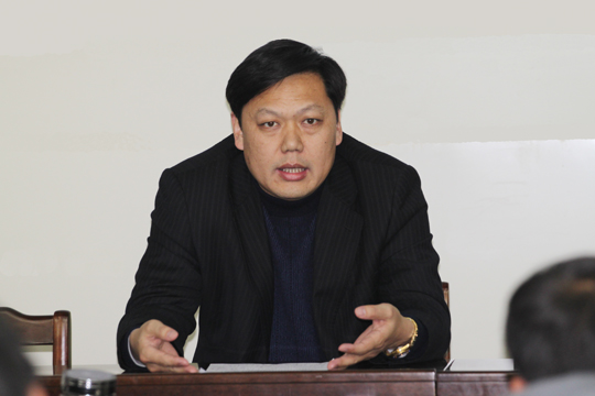 乐竞(中国)总经理牛小昌在会上向大家提出希望和要求